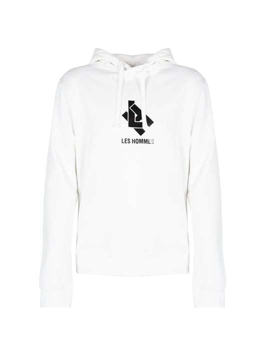Les Hommes Sweatshirt Hoodie LH Men's White