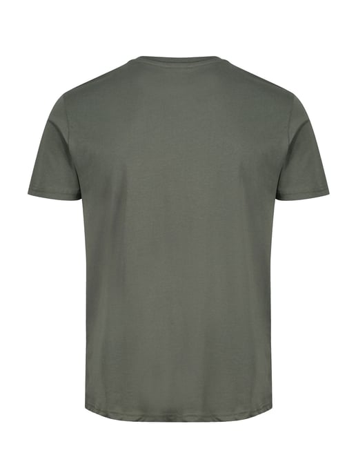Alpha Industries Men's Basic T Small logo in Olive - Image 5
