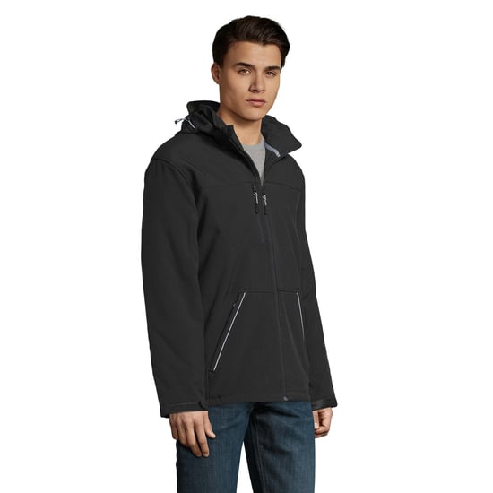 SOLS Mens Rock Padded Soft Shell Jacket (Black) - Image 3
