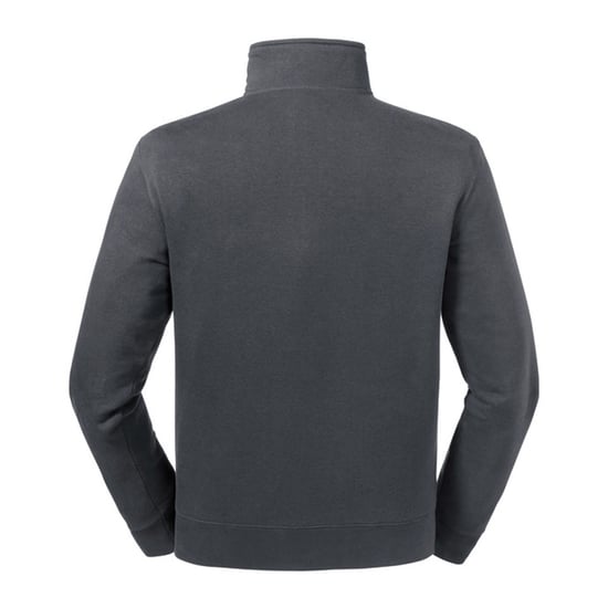 Russell Mens Authentic Quarter Zip Sweatshirt (Convoy Grey) - Image 2