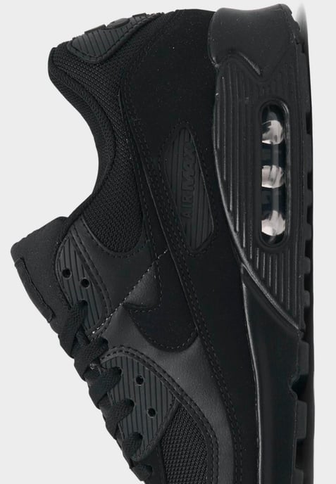 Zapatillas Casual Nike Air Max 90 Negro/Negro, Hombre - Image 3