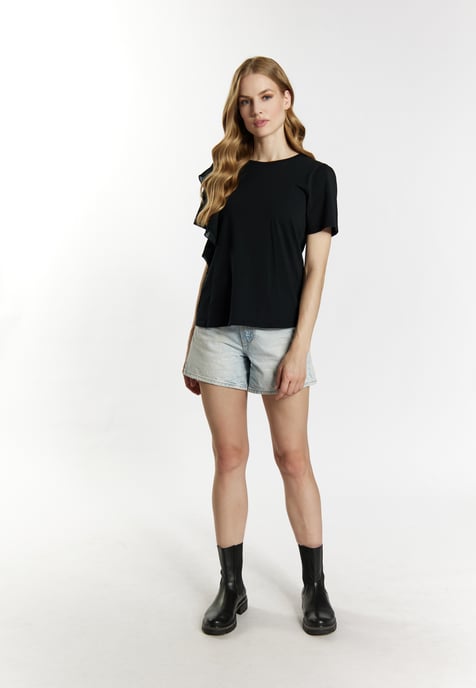 Dreimaster T-Shirt women black - Image 2