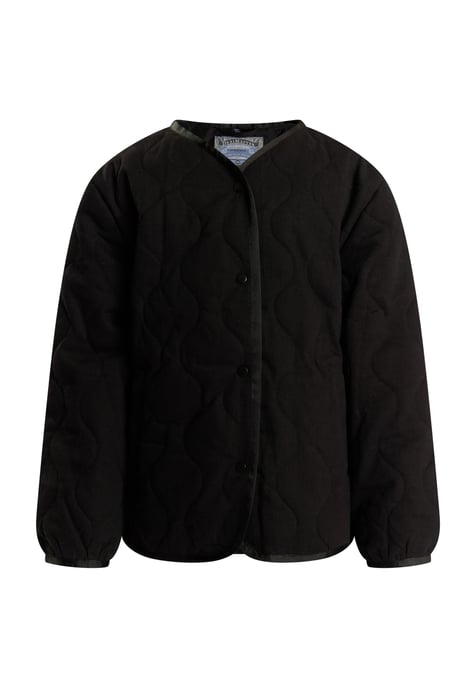 Dreimaster Quilted Jacket Girls black - Image 1