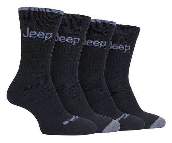JEEP - 4 Pares de Calcetines de Lujo Anti Ampollas Acolchados para Hombre - Image 1
