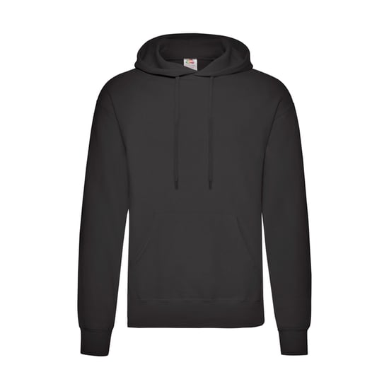 Fruit of the Loom Unisex Adult Polycotton Lightweight Hoodie (Black) - Image 1