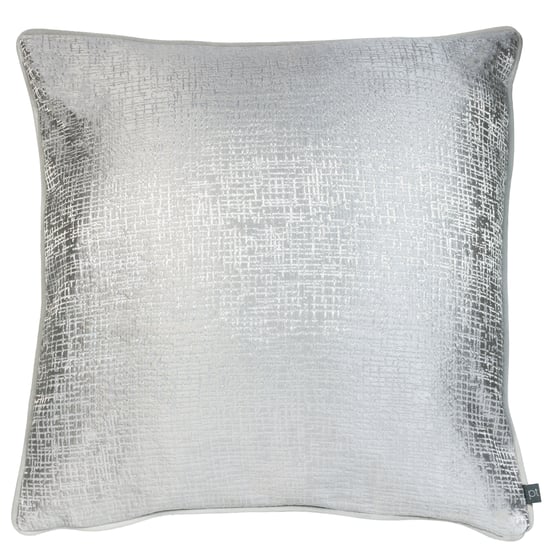 Cojín Jacquard Metálico Cinder - Image 1
