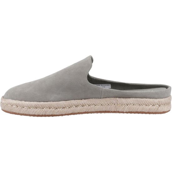 TOMS Santiago Mule Leather Men's Vetiver Grey Slippers - Image 4