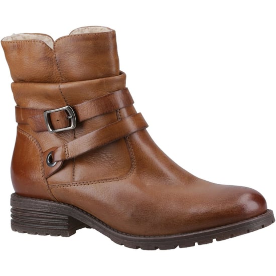 Hush Puppies Piper Leather Women's Tan Boots - Image 1