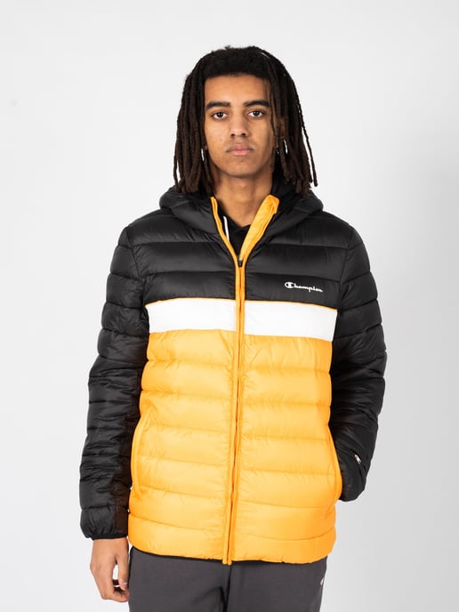 Champion Chaqueta del hombre negro, amarillo - Image 3