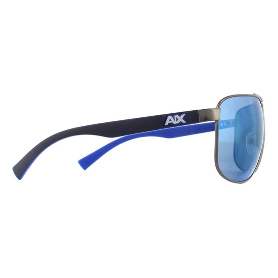 Armani Exchange Sunglasses 2026S 608855 Matte Gunmetal Blue Mirror