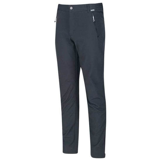 Regatta Great Outdoors Mens Adventure Tech Geo II Wind Resistant Regular Leg Softshell Trousers (Ash) - Image 3
