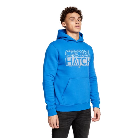 Crosshatch Mens Larmen Hoodie (Pack of 2) (Navy/Blue) - Image 5