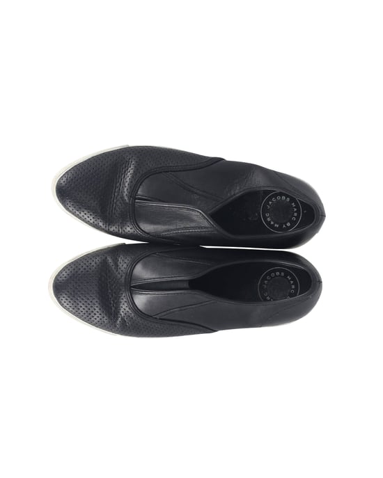 Marc by Marc Jacobs Slip On Sneakers in Black Leather - Image 5