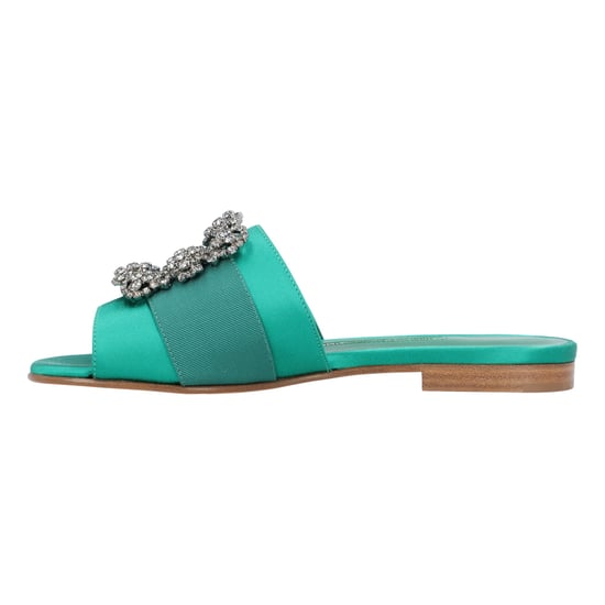 Manolo Blahnik Martamod Flat Green - Image 6