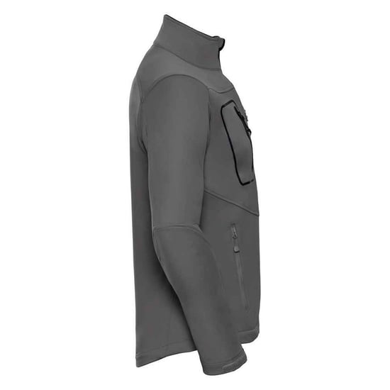 Russell Mens Sports Soft Shell Jacket (Titanium) - Image 2