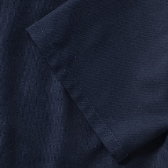 Russell Collection Ladies/Womens Short Sleeve Easy Care Oxford Shirt (Bright Navy) - Image 4