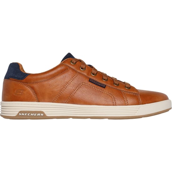 Skechers Cavell Hensley Polyurethane Men's Luggage Trainers - Image 5