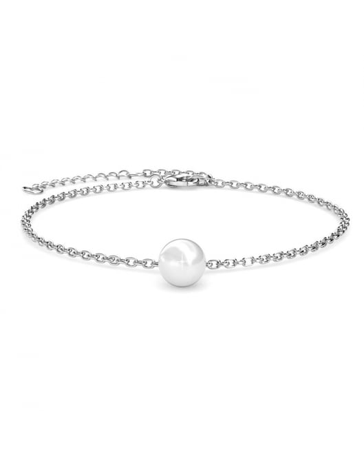 Conjunto de perlas de cristal de luna llena - Plata y cristal - Image 3