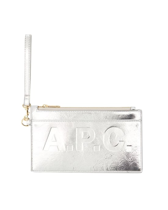 Market Clutche - A.P.C. - Synthetic - Silver