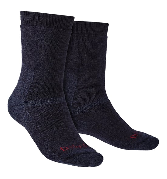 Bridgedale - Calcetines altos de lana merino para hombre - Azul marino - Image 1