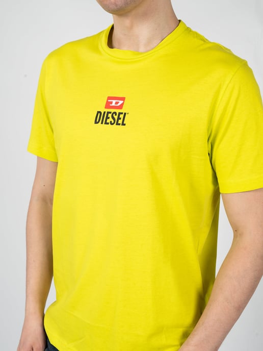 Diesel T-Shirt T-Just del hombre amarillo - Image 5