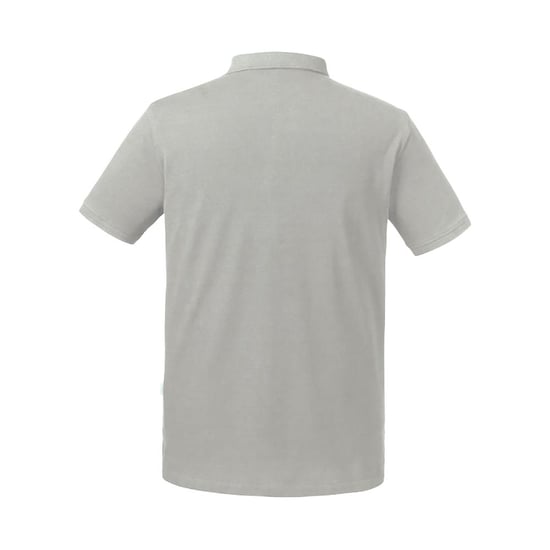 Russell Mens Pure Organic Polo (Stone) - Image 2
