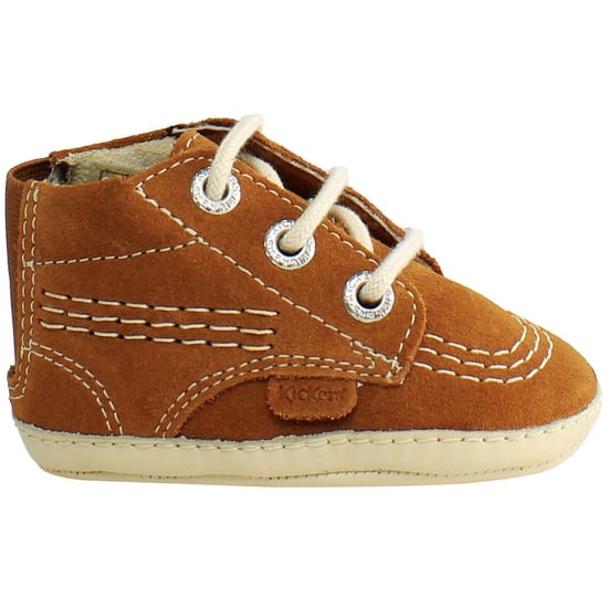 Kickers Hi Crib zapatos marrones para niños - Image 2