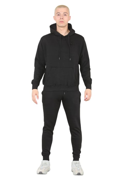 Chándal con capucha y jersey para hombre MYT en negro - Image 1