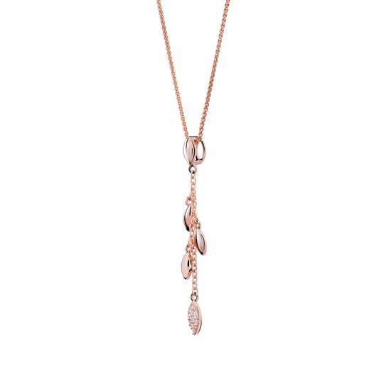 Orphelia 'Loana' Women's 925 Sterling Silver Chain with Pendant - Rose ZH-7505/RG - Image 1