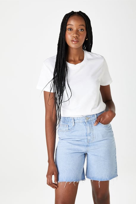Blue Bermuda Short