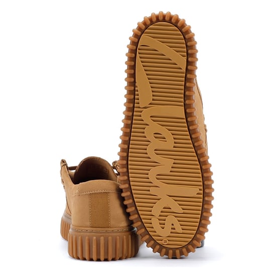 Zapatos Clarks Torhill Lo Suede para hombres en color arena oscuro - Image 4