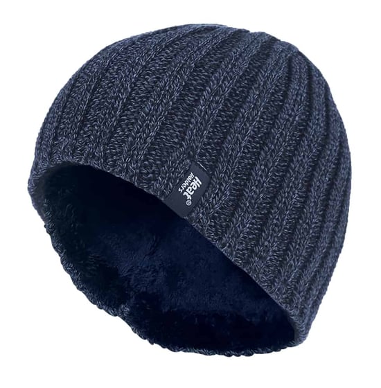 Heat Holders - Gorro de invierno acanalado con forro polar para hombre - Image 1