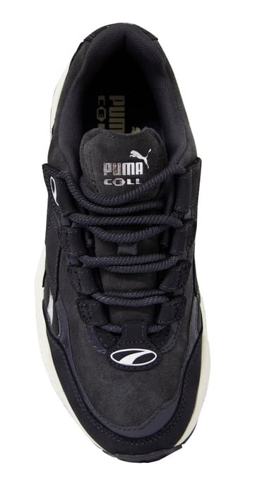 Puma Cell Venom Patent Navy Blue Low Lace Up Womens Trainers 369654 05