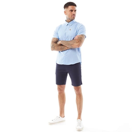 Men's Luke 1977 Iron Bridge Short Sleeve Shirt in Sky Blue