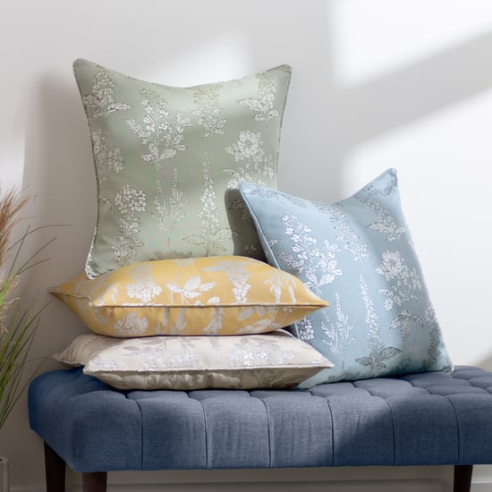 Cojín de poliéster acolchado Jacquard floral Sophia de Wylder Nature - Image 5