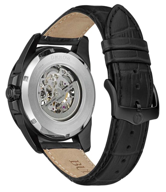 Bulova Sutton Skeleton Men's Black Watch 98A304 - Image 2