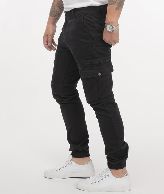 Rock Creek Cargohose Schwarz