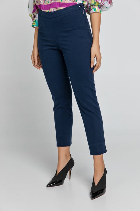 Slim Fit Blue Pants Conquista Fashion