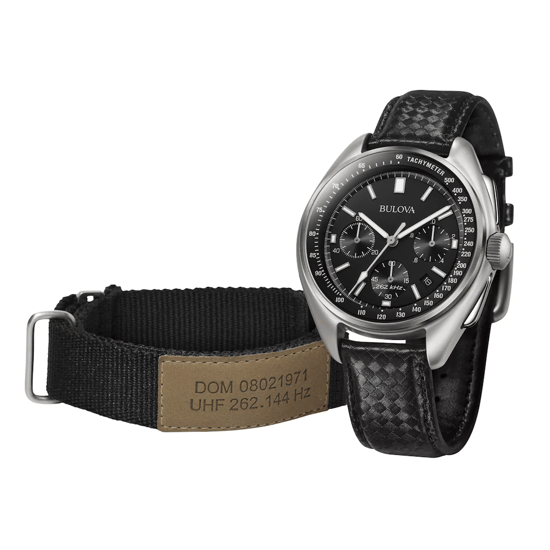 Bulova Lunar Pilot Men's Black Watch 96B251 - Image 4