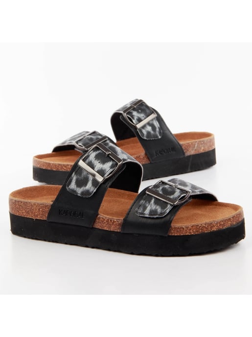 Mules con estampado de leopardo para mujer de Kaporal - Image 2