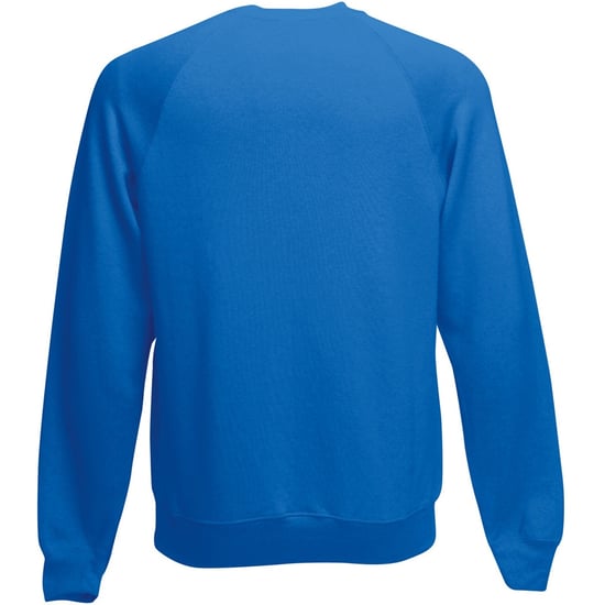Fruit Of The Loom Mens Raglan Sleeve Belcoro® Sweatshirt (Royal) - Image 2