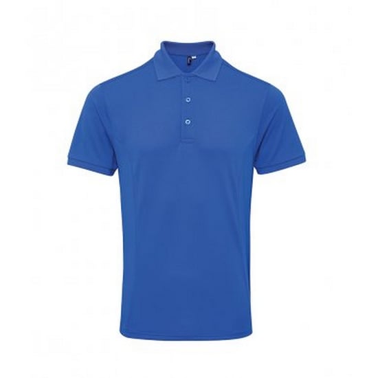 Premier Mens Coolchecker Plus Piqu Polo Shirt (Royal) - Image 1