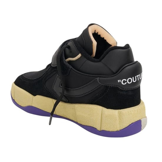 Off-White Zapatillas bajas Puzzle Couture en negro - Image 3