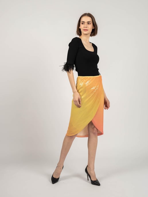 Patrizia Pepe Skirt Woman's Yellow