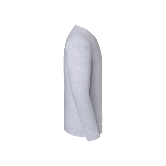 Fruit of the Loom Mens Iconic 195 Premium Long-Sleeved T-Shirt (Heather Grey) - Image 3