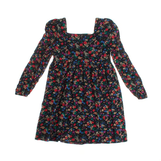 Long sleeve square neck dress 484115 girl