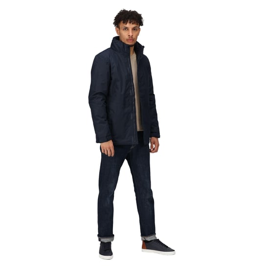 Regatta Mens Beauford Waterproof Windproof Jacket (Thermoguard Insulation) (Navy Blue)