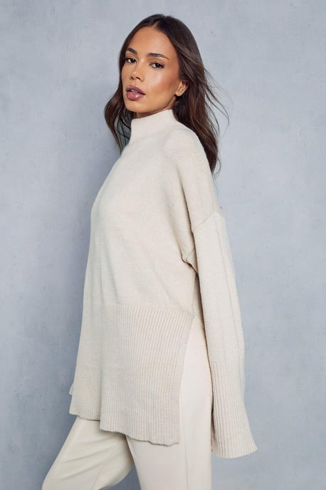 Flute Sleeve Knitted Jumper