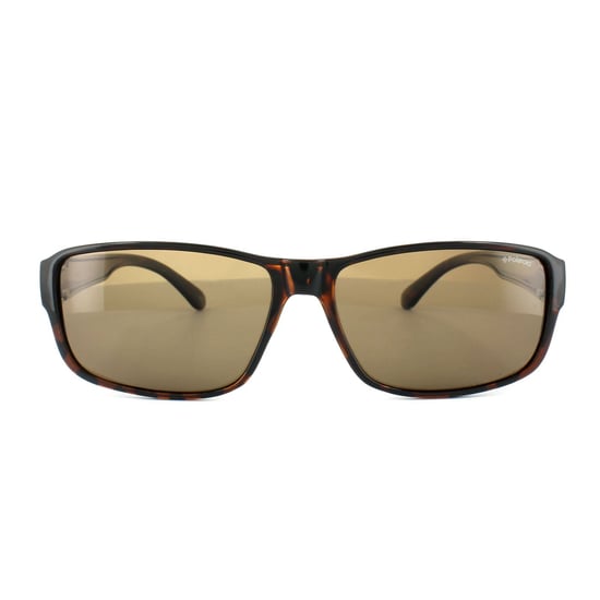 Polaroid Suncovers Rectangle Womens Dark Havana Brown Polarized Sunglasses