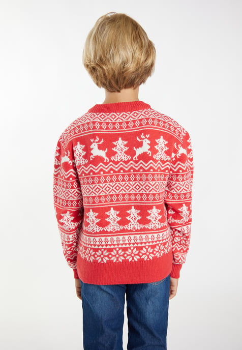 Mo Pullover red white - Image 4